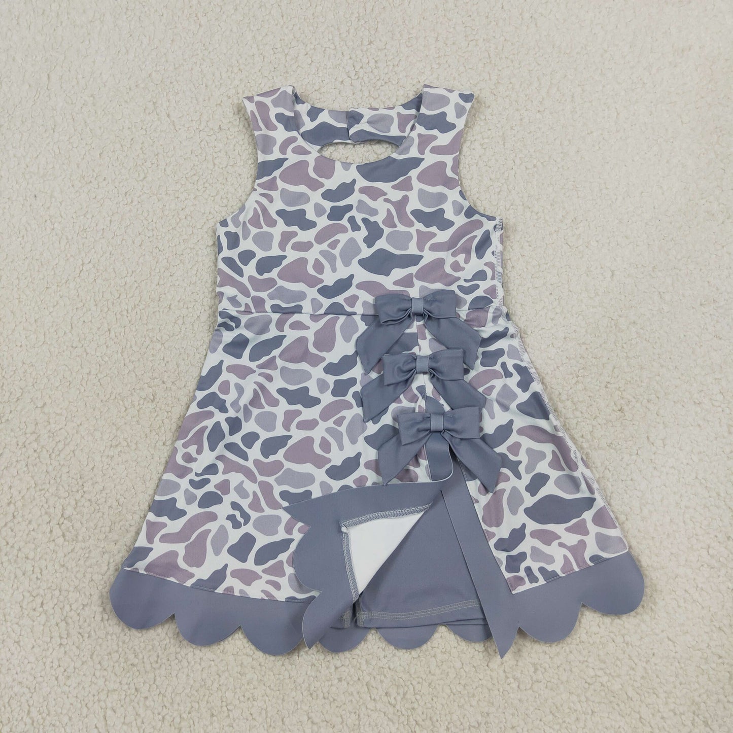 RTS GSD4226 toddler clothes camo girl sports yoga summer dress atheletic dress