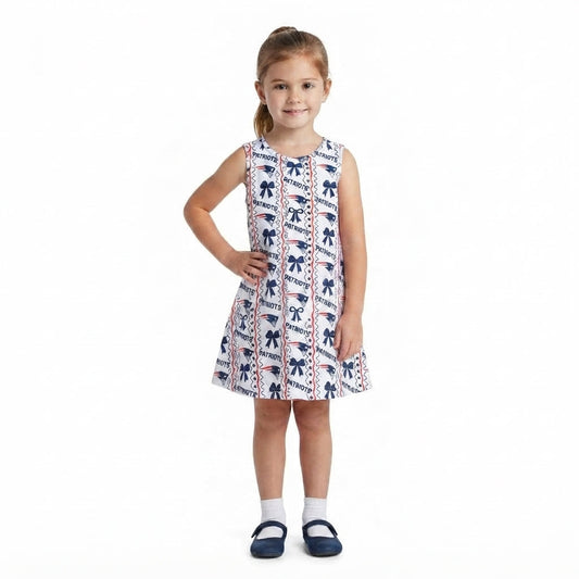 GSD4293 School Team PATRIOTS Girl's Dress 202609 RTS