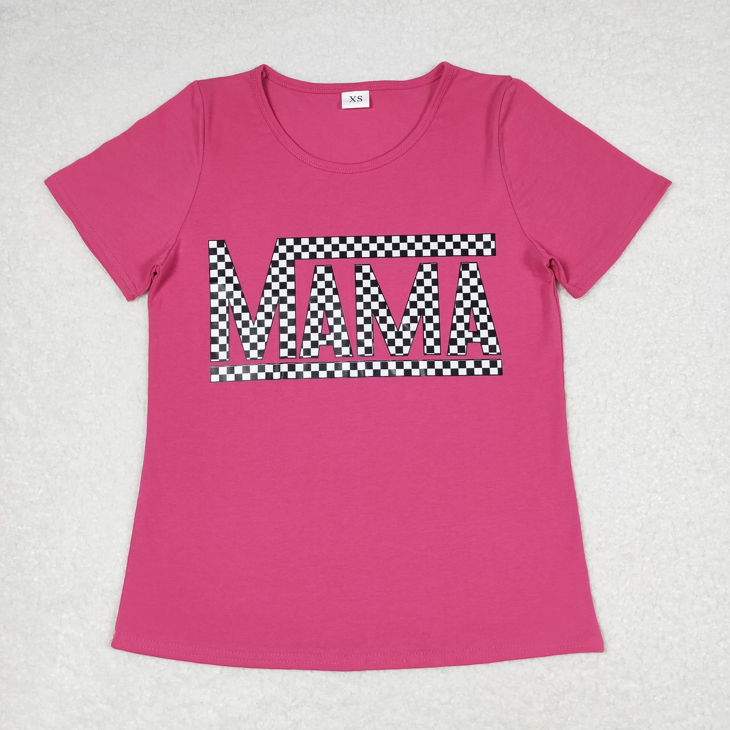 GT0574 Adult female offset mama rose short sleeve top boutique clothing
