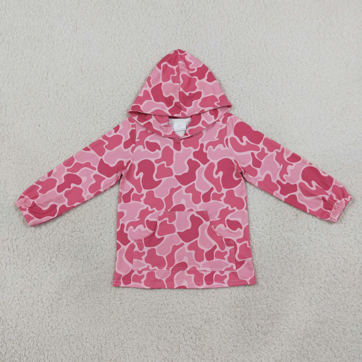GT0866 Hunting Camo Pink Hoodie Kids Girl Pullover