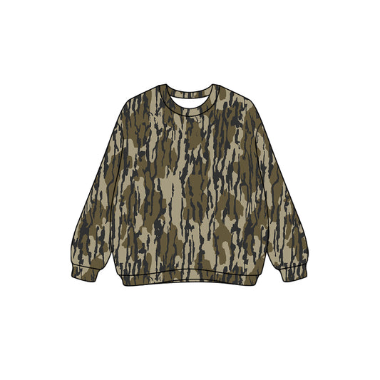 Preorder GT1123 Adult Women's Camouflage Long Sleeve Top 202507