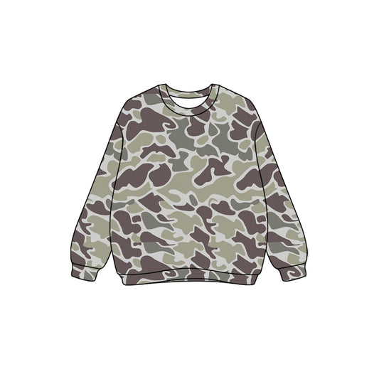 Preorder GT1124 Adult Women's Camouflage Long Sleeve Top 202507