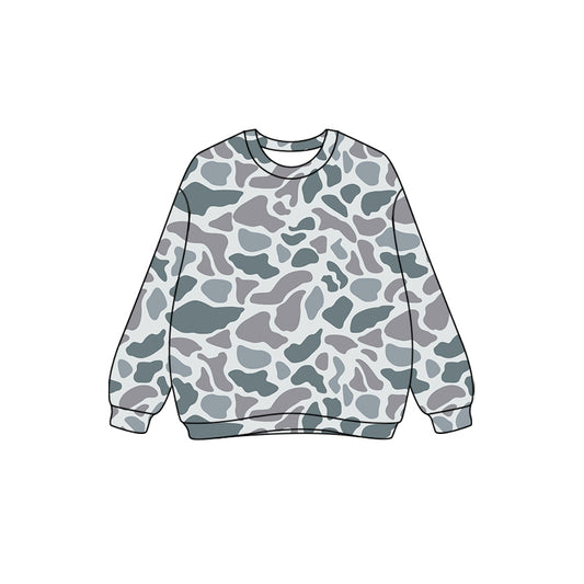 Preorder GT1127 Adult Women's Camouflage Long Sleeve Top 202507