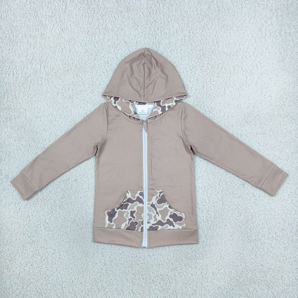 GT1144 Hunting Camo Elk Hoodie Kids Coat