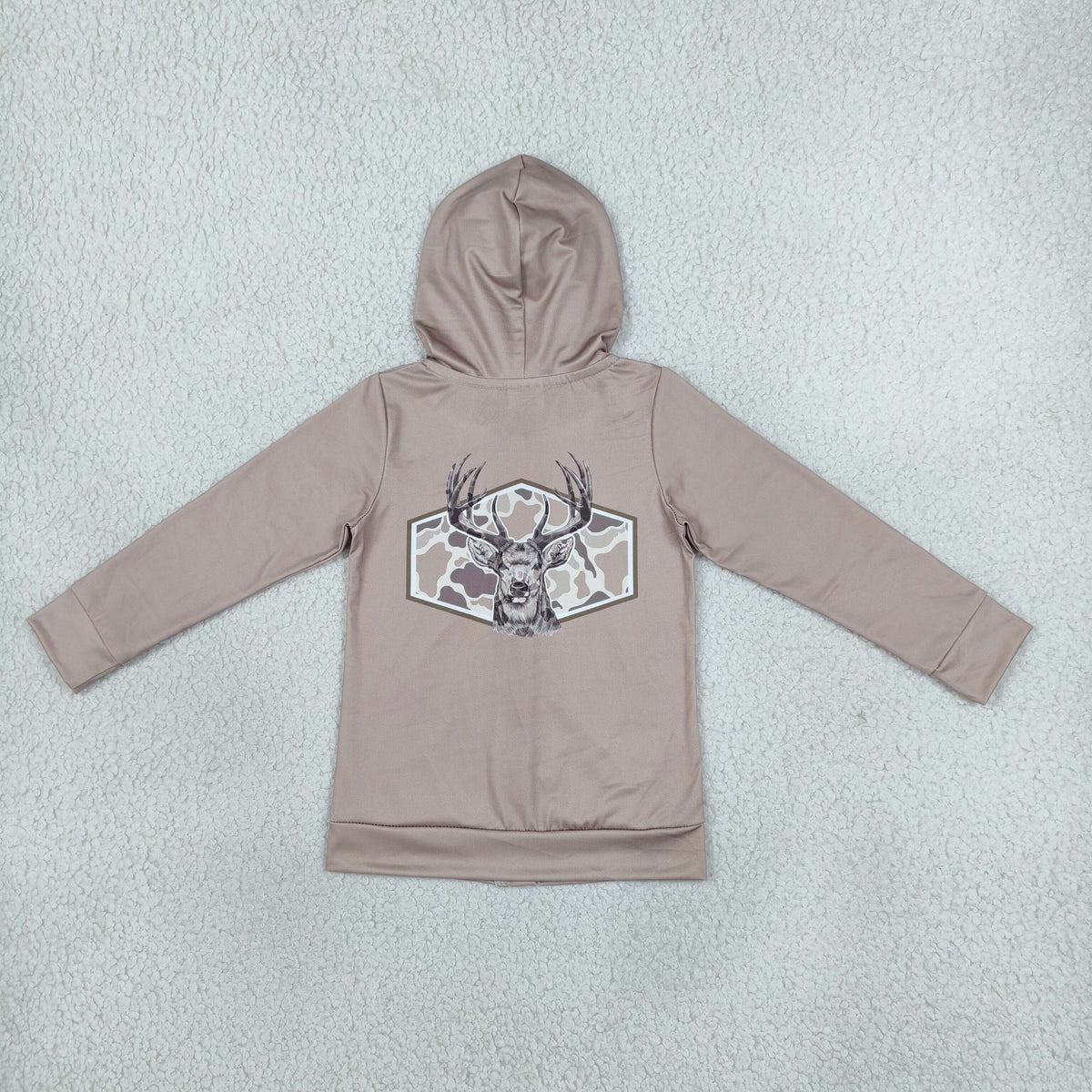GT1144 Hunting Camo Elk Hoodie Kids Coat