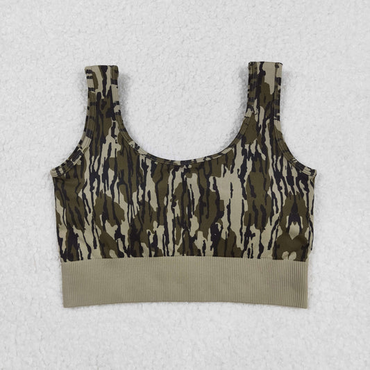 Free Shipping Over 2 KG GT1187 Adult Female Army Green Camo Vest High Quality