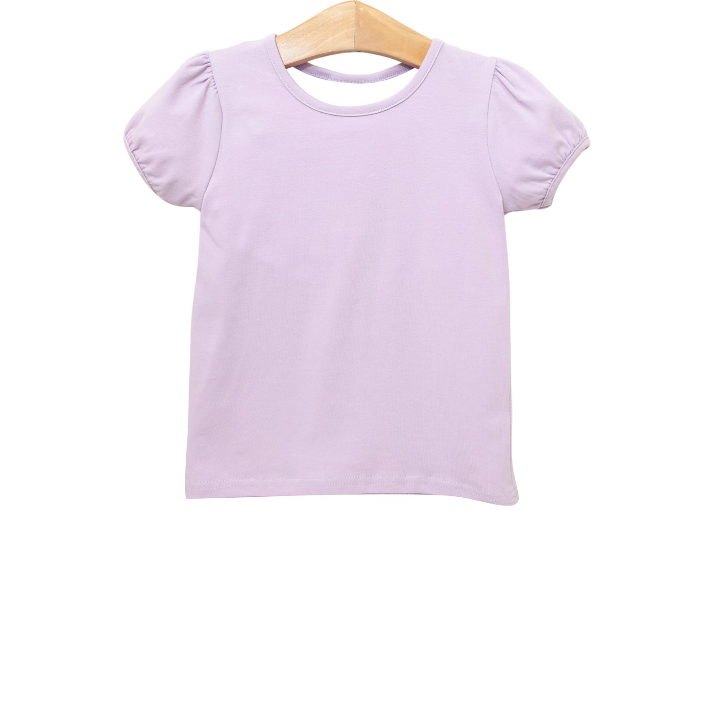 MOQ 5 PCS Preorder GT1555 Solid Purple Short Sleeve Girls Yoga Tops 202512