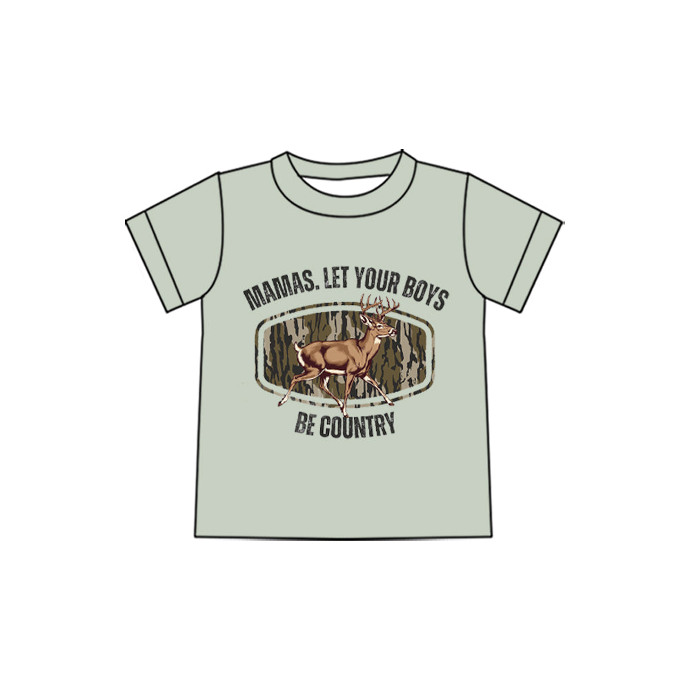MOQ 5 PCS Preorder GT1564 Adult Female Deer Hunting Camouflage Gray Green Short Sleeve Top 202512