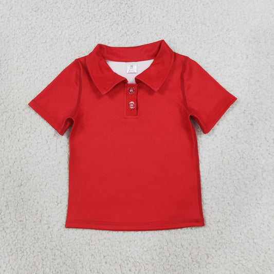 GT1728 RTS  toddler girl clothes red print girl summer top yoga clothes