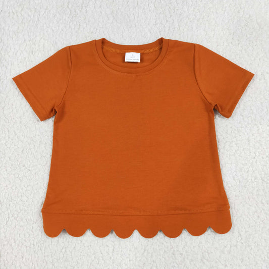 RTS GT1775 toddler girl clothes solid color girl summer top cotton clothes