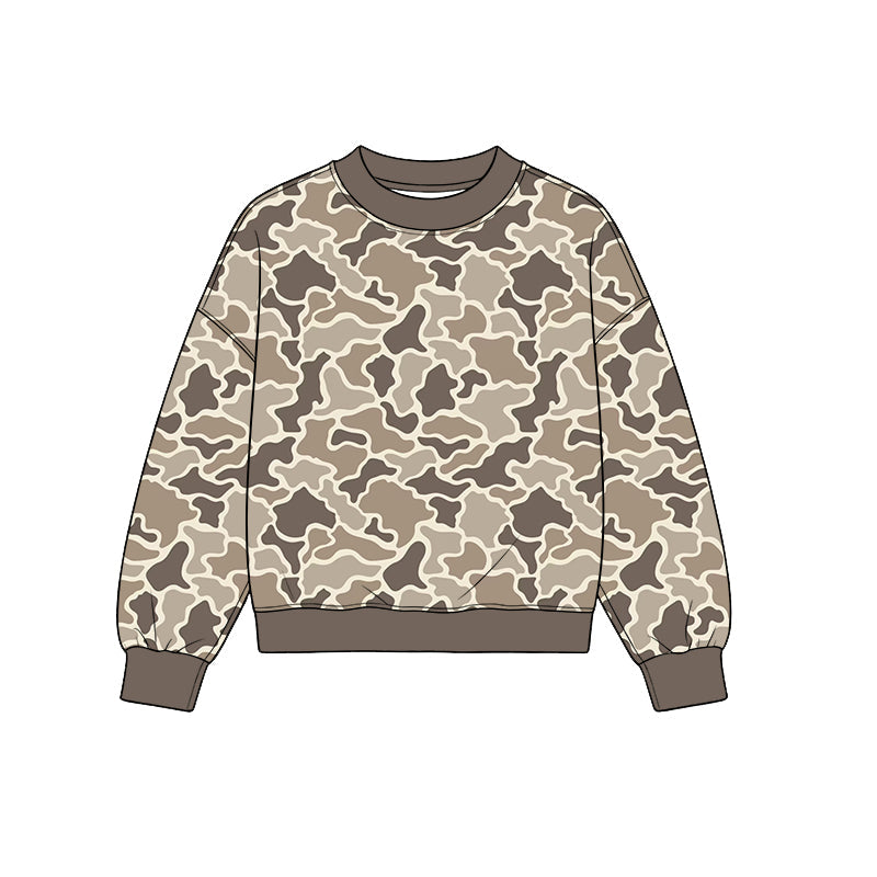 MOQ:5pcs GT1879 pre-order adult clothes camo adult women winter top shirt -2026.8.21