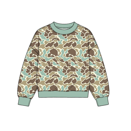 MOQ:5pcs GT1880 pre-order adult clothes camo adult women winter top shirt -2026.8.21