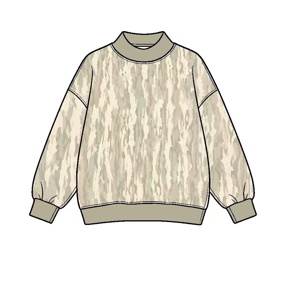 MOQ:5pcs GT1881 pre-order adult clothes camo adult women winter yoga top-2026.8.21