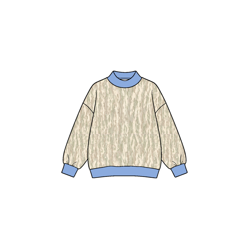 GT1888 pre-order toddler kid clothes yoga camo print long sleeve athletic sweatshirt-2026.8.27