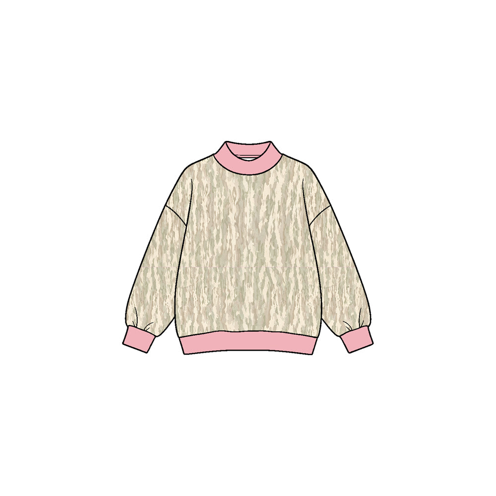 GT1889 pre-order toddler kid clothes yoga camo print long sleeve athletic sweatshirt-2026.8.27
