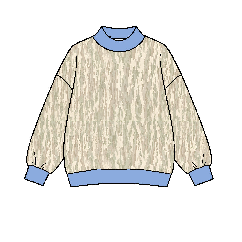 GT1890 pre-order adult clothes yoga camo print lady long sleeve athletic sweatshirt-2026.8.27