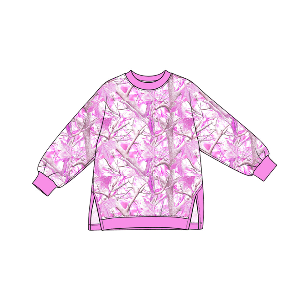 Preorder MOQ 5 pcs GLP3999 Hunting Leaves Camo Rose Red Yoga Girls Set