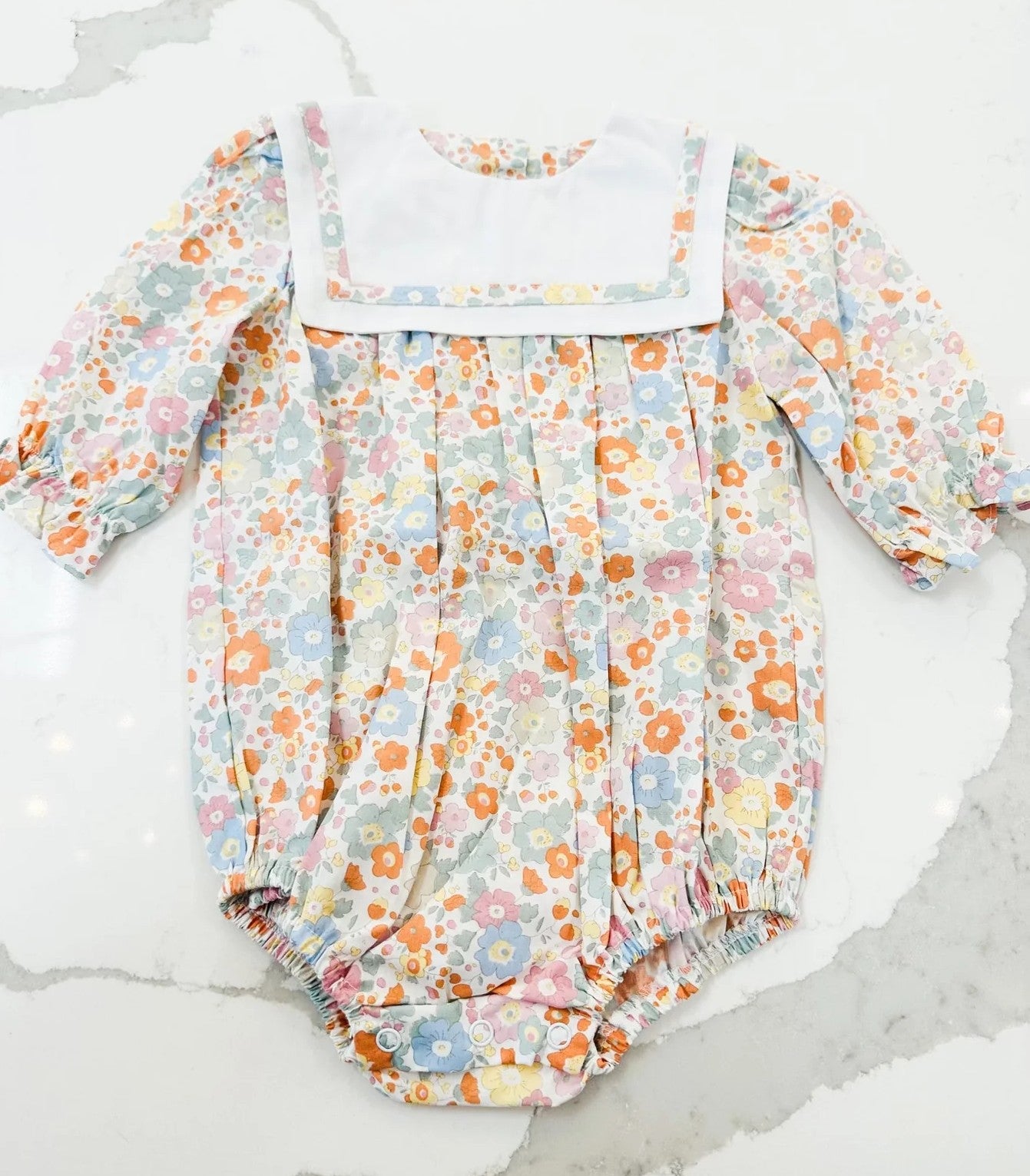 Preorder LR1926 Colorful floral floral long-sleeved onesie