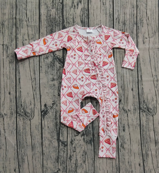 Preorder LR2594 Christmas Long Sleeve Girls Romper 202508