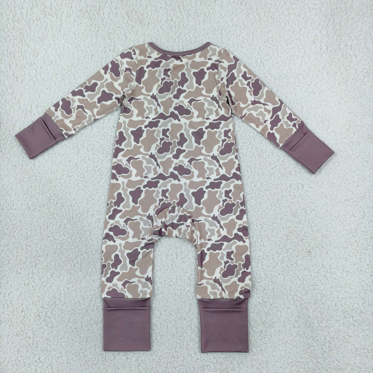 LR2948 Hunting Camo Baby Sleepers Romper