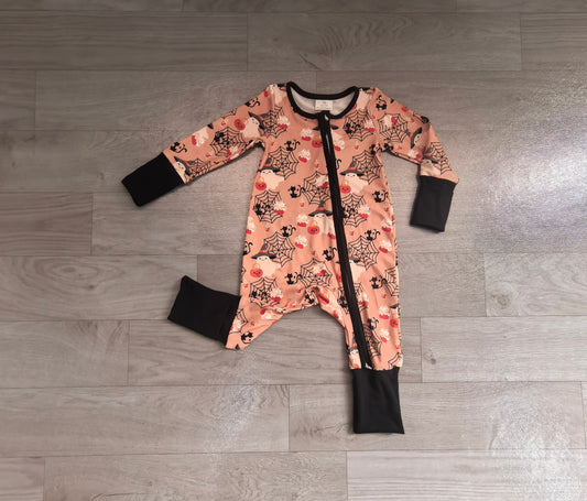no MOQ LR3250 pre-order baby boy clothes ghost print toddler boy fall romper-real pic 2026.8.21