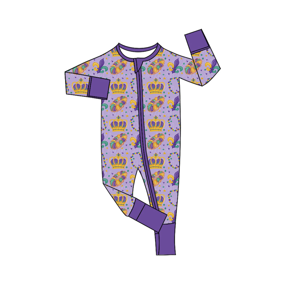 Preorder MOQ 5 pcs Each Style Mardi Gras Boys Pajamas Outfits Kids Matching Clothes 202609