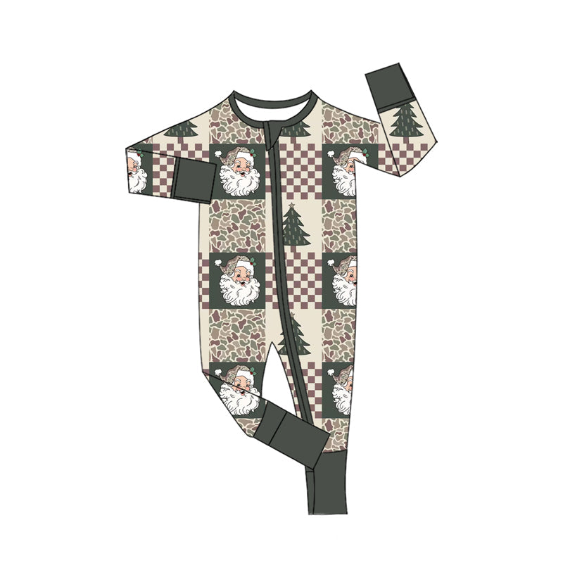 Preorder MOQ 5 pcs Each Style Christmas Santa Trees Camo Kids Matching Clothes 202609