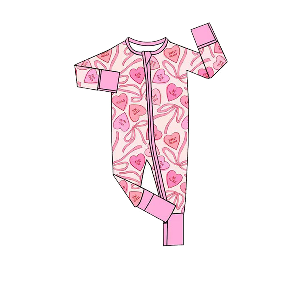 Preorder MOQ 5 pcs Each Style Valentine's Day Love Pajamas Kids Matching Clothes