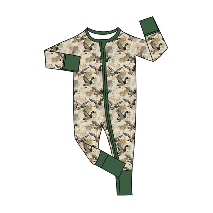 Preorder MOQ 5 pcs Each Style Mallard Ducks Camo Boys Pajamas Kids Matching Clothes