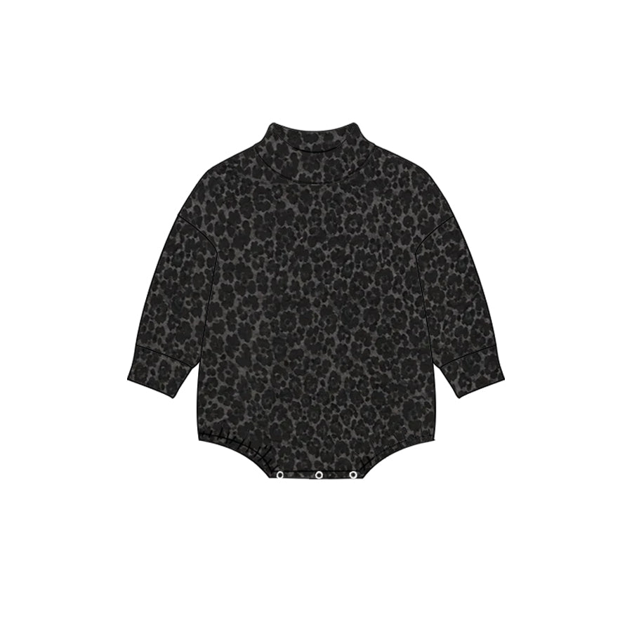 Preorder MOQ 5 pcs Each Style Fashion Leopard Black Kids Matching Clothes