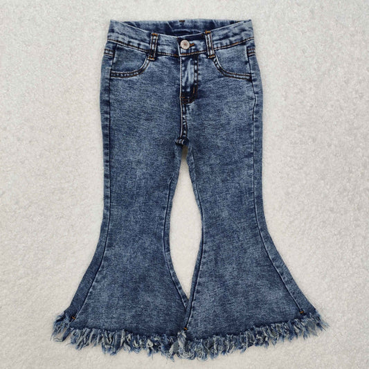 P0132 New Dark Blue jeans Girls Bell Pants Denim Jeans RTS 202501