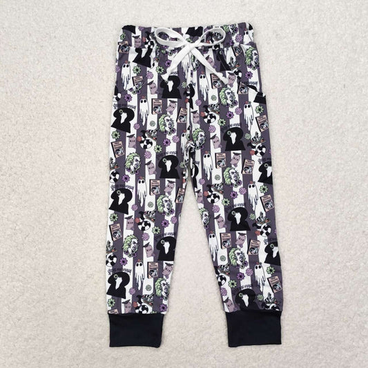 P0480 Halloween Ghost Clown black and white striped pants high quality wholesale baby clothes