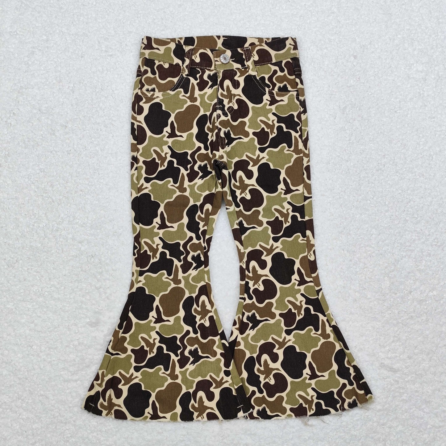 P0529 Duck camouflage denim pants