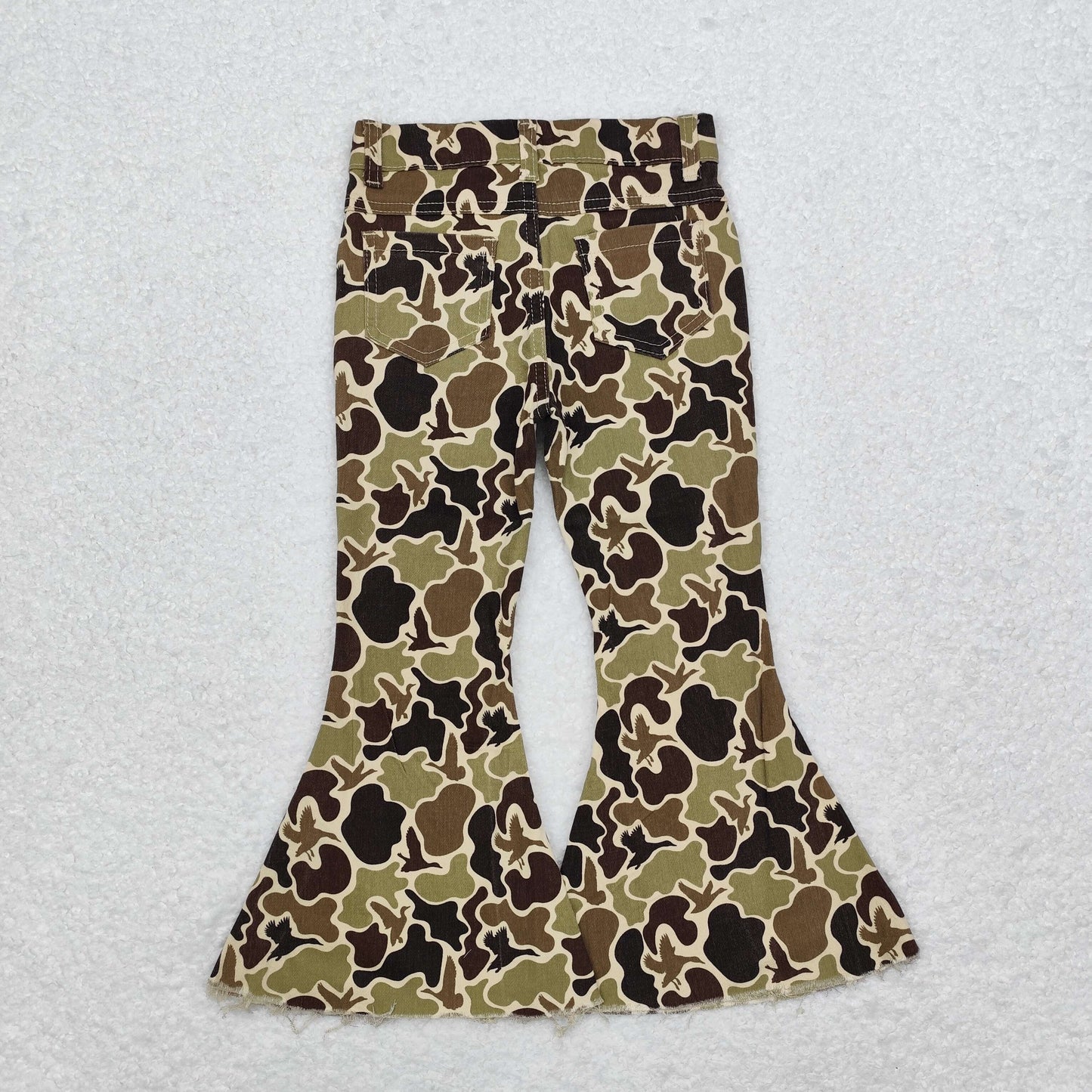 P0529 Duck camouflage denim pants