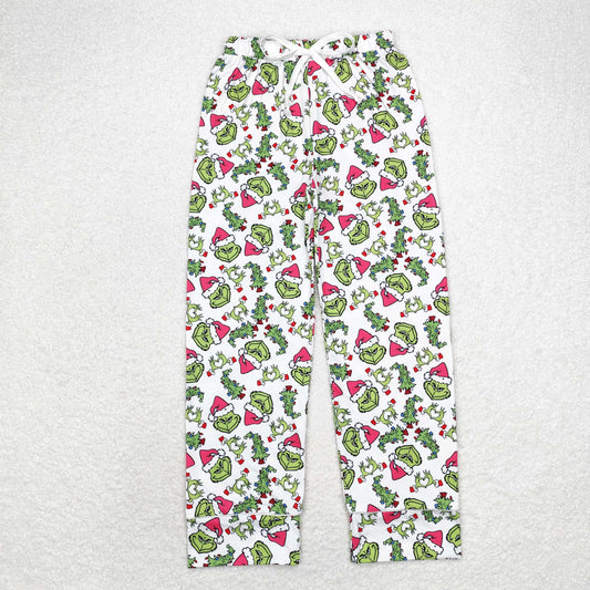 P0542 Adult female grinch Christmas tree rose white pants