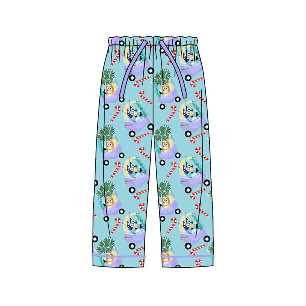 Preorder P0565 NO MOQ Adult female bluey Christmas Tree buggy crutch Blue pants