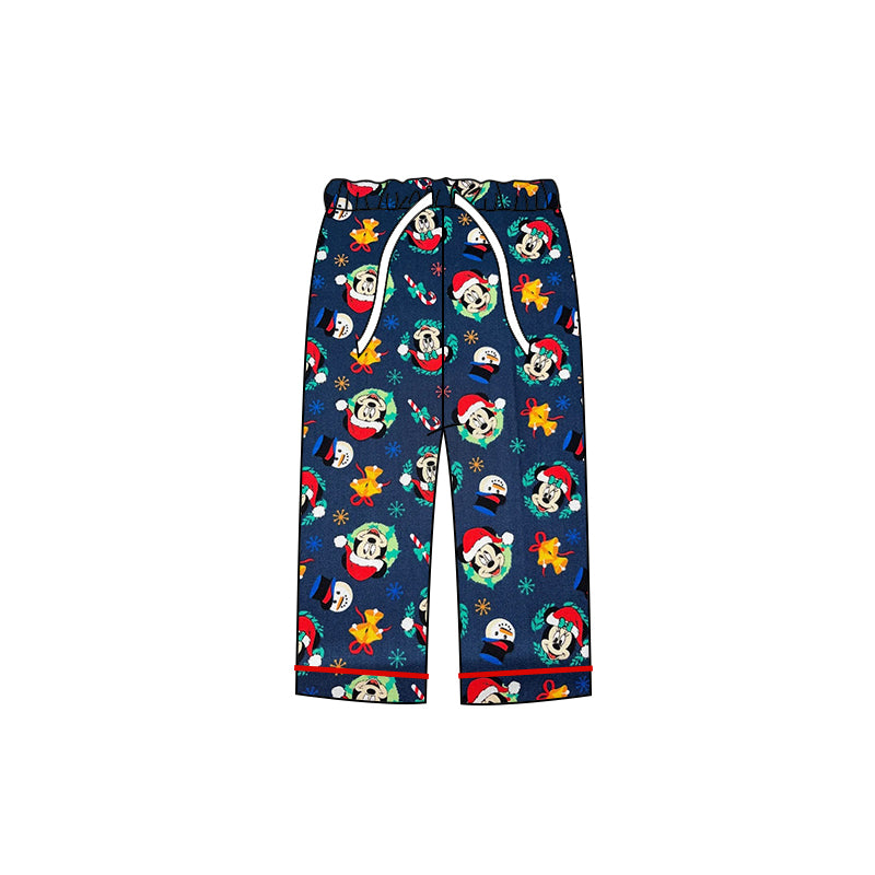 Preorder P0568 NO MOQ adult women's Mickey snowflake print pants