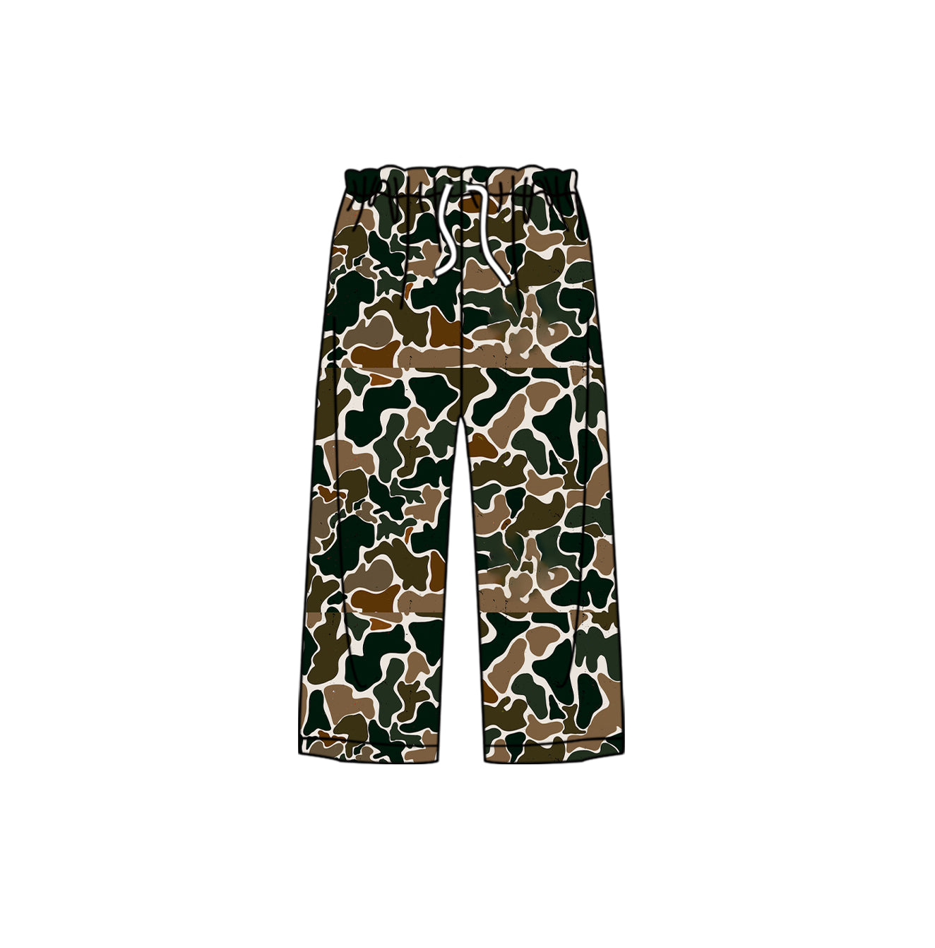 Preorder P0586 NO MOQ adult men's brown green camouflage beige pants