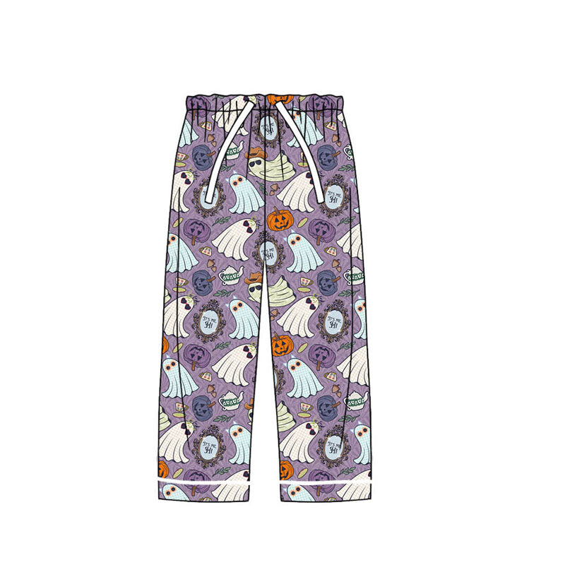 Preorder P0597 NO MOQ Adult female Pumpkin Ghost Purple pants