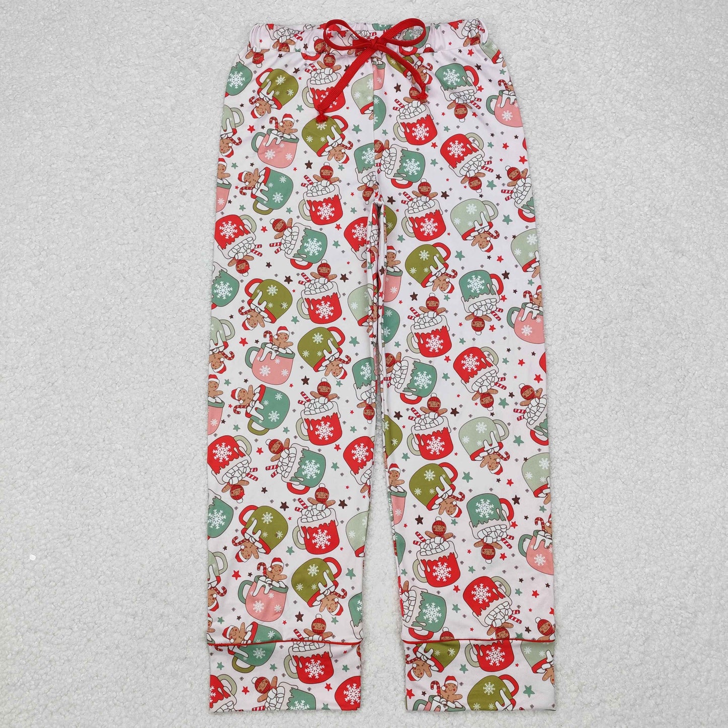 P0601 Adult Female Christmas Tree Red Long Pants RTS 202509