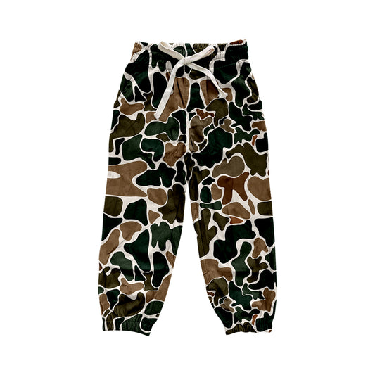 Preorder P0650 Camouflage beige drawstring pants