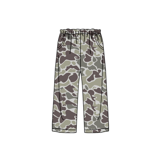 Preorder P0657 Adult female camouflage pants pajama pants