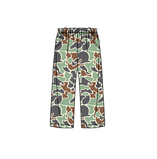 Preorder P0658 Adult female camouflage brown green pants pajama pants