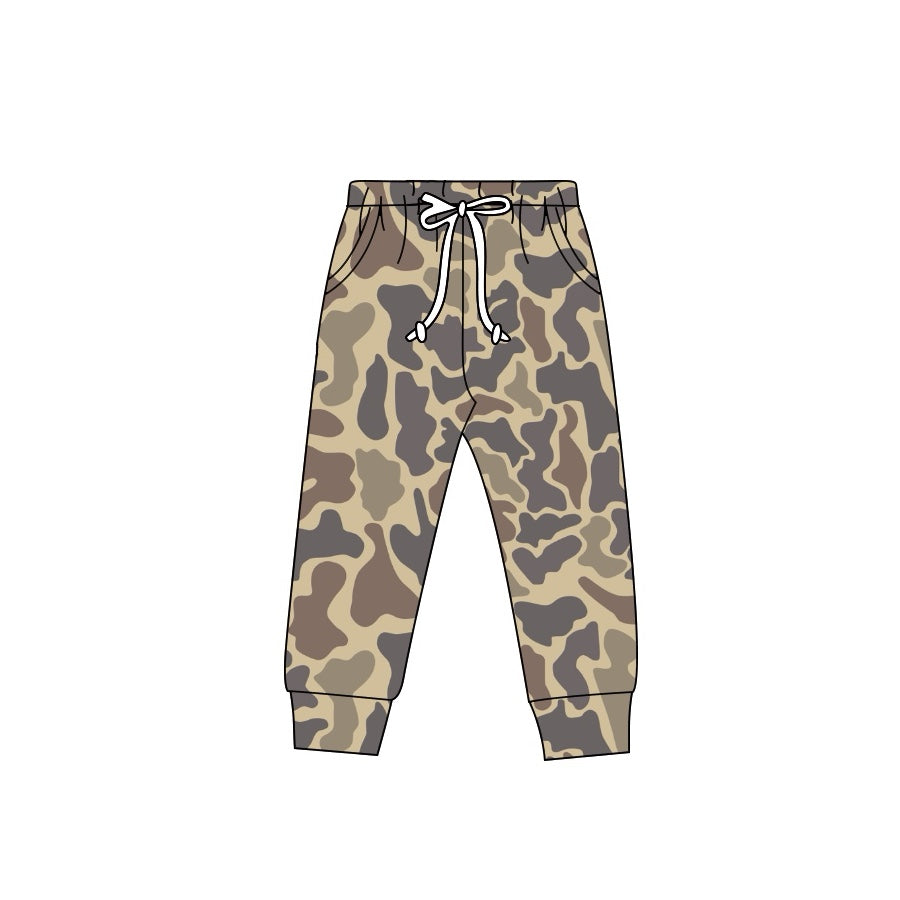 Preorder P0683 Light brown camouflage pants