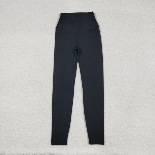 P0763 Pre-Order Adult Women's Black Yoga Pants 202506 Local Warehouse