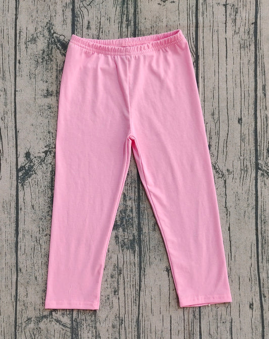 Preorder P0821 Pure Pink Girls Pants 202508