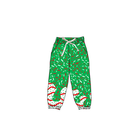 Preorder P0827 Waffle Ice Cream Green Drip Girls Yoga Pants 202508
