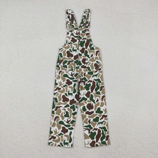 P0828 Boys Boutique Camo Denim Overalls Jumpsuits 202511 RTS