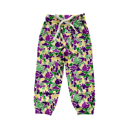 MOQ 8 Preorder P0838 Purple Camouflage Boys Long Pants 202509