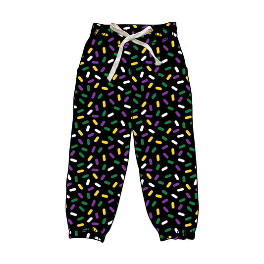 MOQ 8 P0842 preorder Adult Women Ice Cream Drip Clothes Mardi Gras Yoga Pants 202509